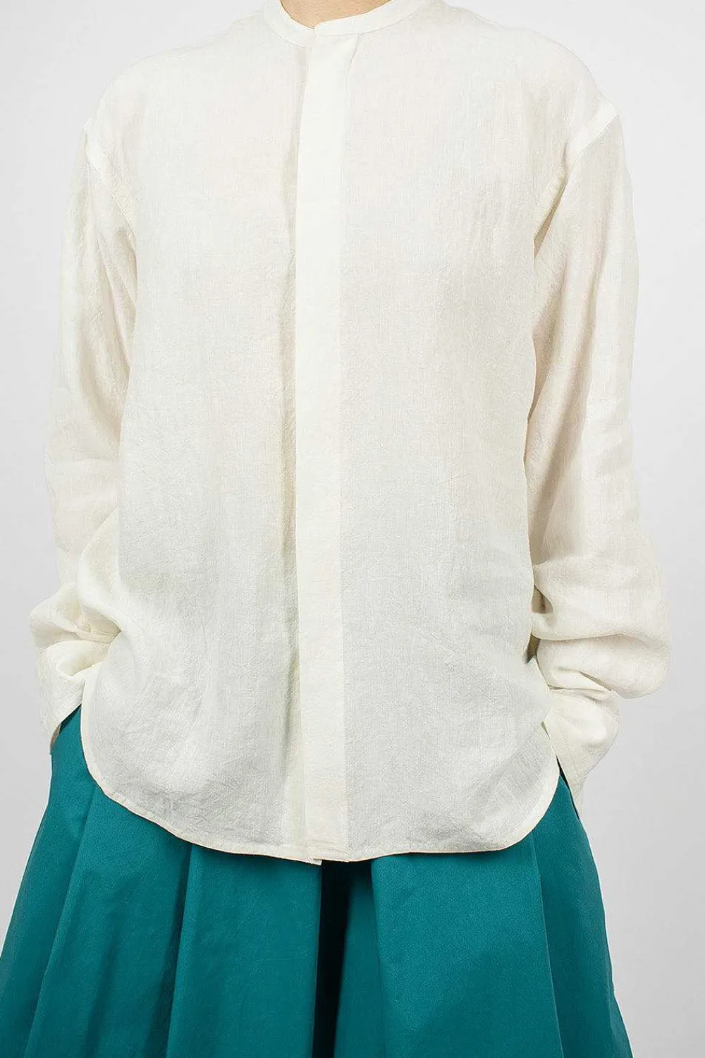 Sofie D'Hoore Benice Linen Shirt Off-White| Shirts