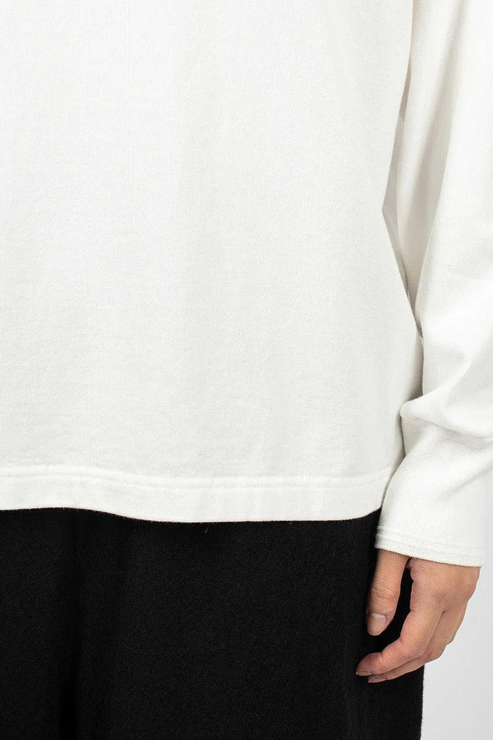 Toujours Big Pullover Turtleneck White| Tops