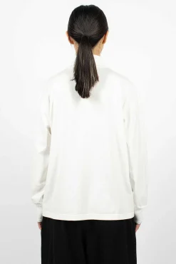 Toujours Big Pullover Turtleneck White| Tops