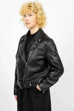 Acne Studios Biker Jacket Black| Outerwear