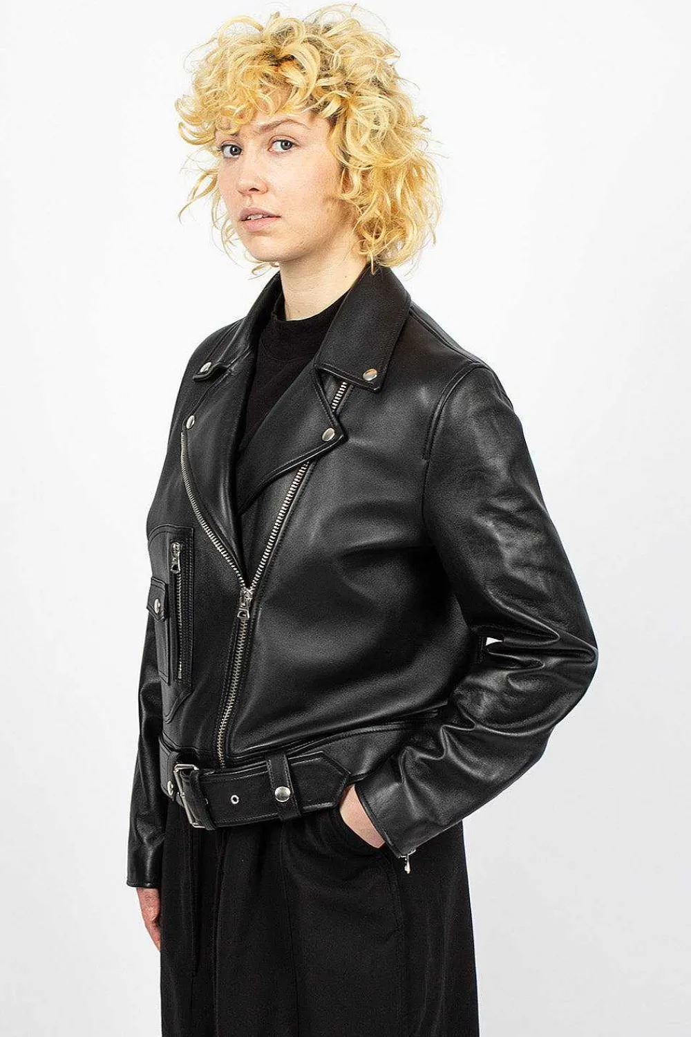 Acne Studios Biker Jacket Black| Outerwear