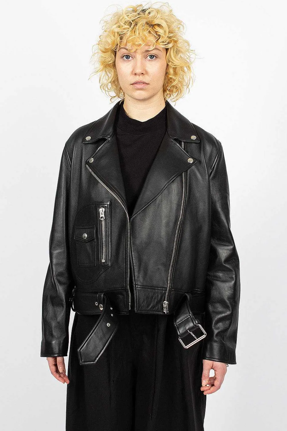 Acne Studios Biker Jacket Black| Outerwear