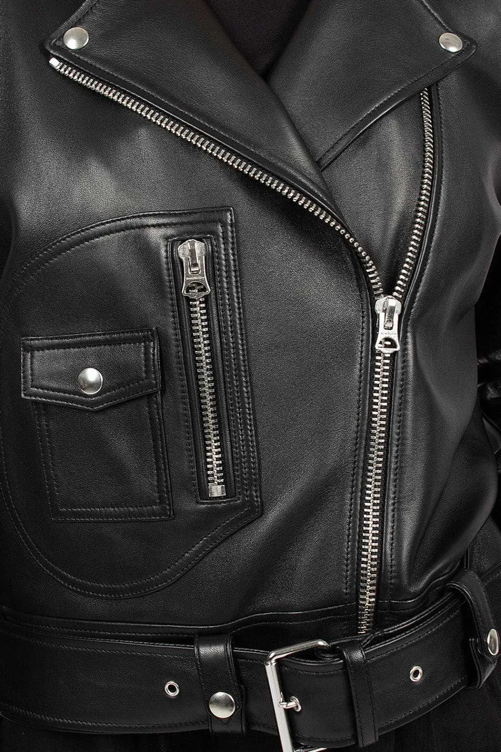 Acne Studios Biker Jacket Black| Outerwear