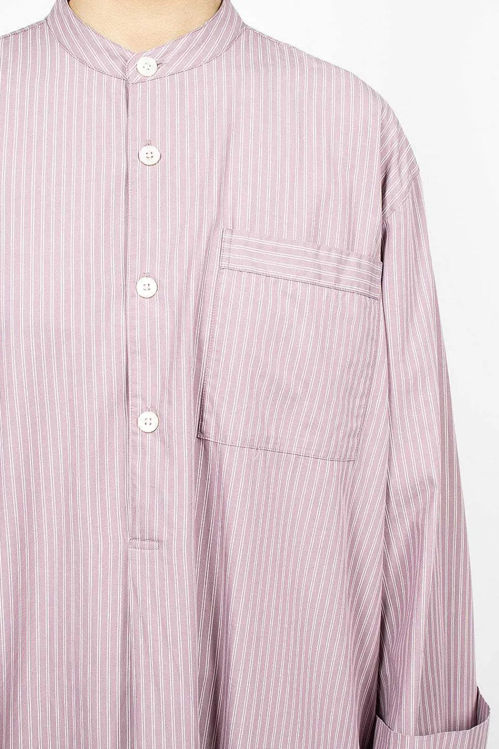 TEKLA Birkenstock 1774 Kaftan Mauve Stripes| Dresses