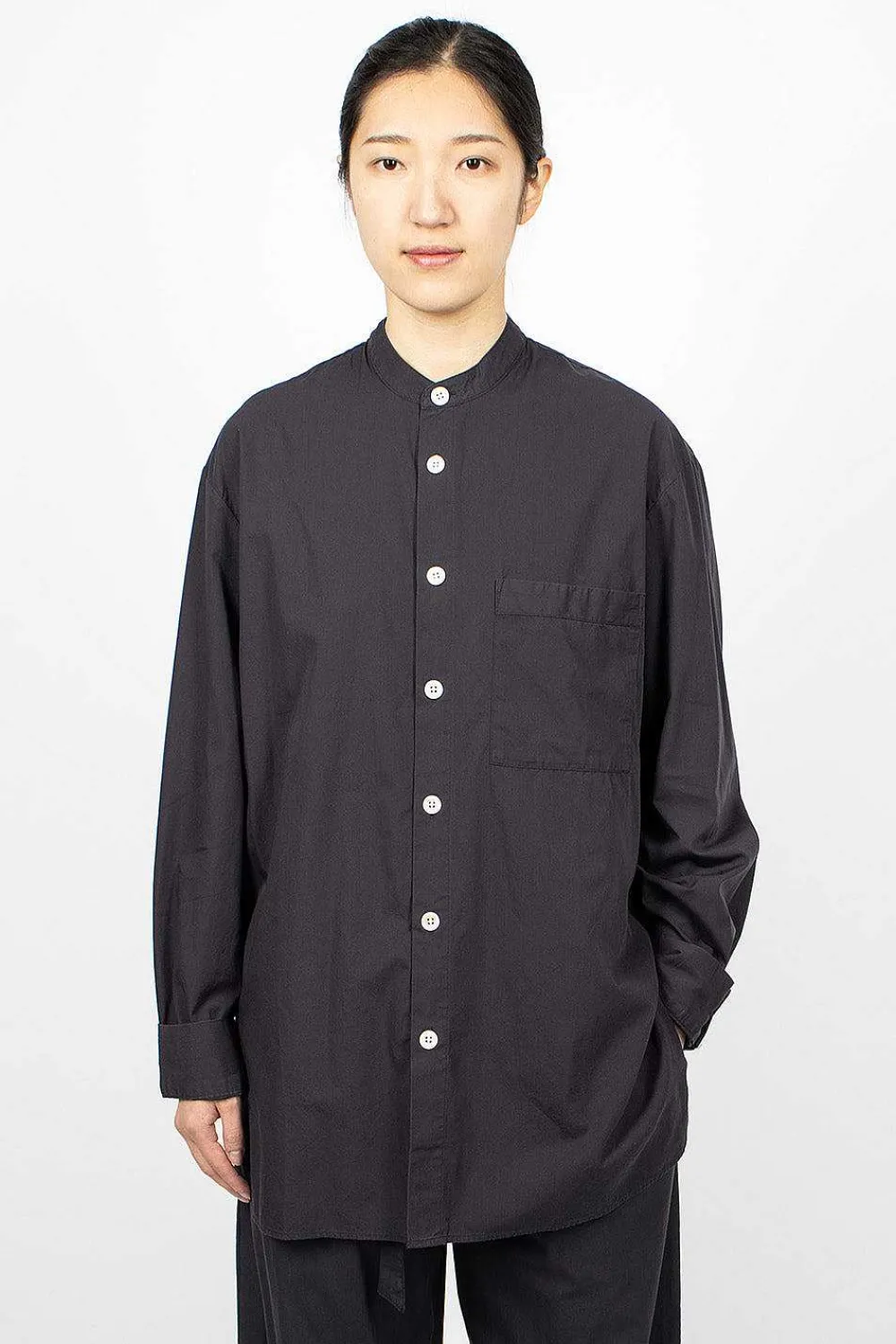 TEKLA Birkenstock 1774 Pyjama Shirt Slate| Shirts