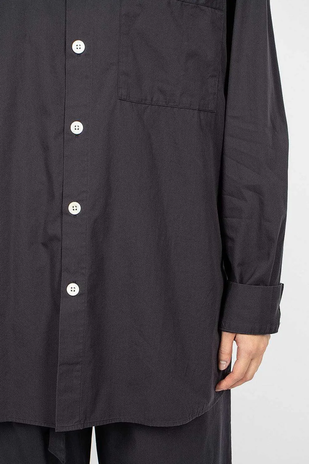 TEKLA Birkenstock 1774 Pyjama Shirt Slate| Shirts