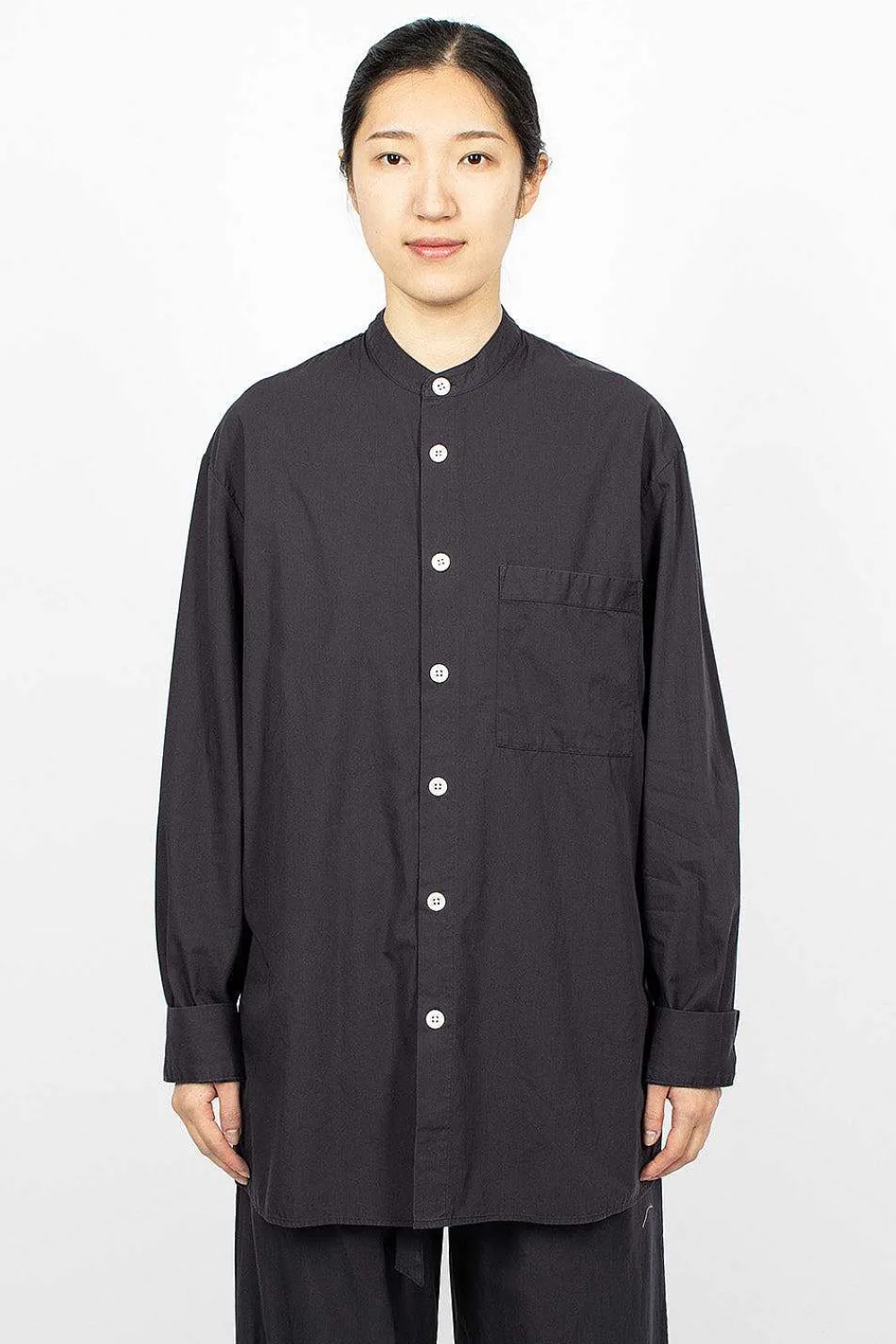 TEKLA Birkenstock 1774 Pyjama Shirt Slate| Shirts