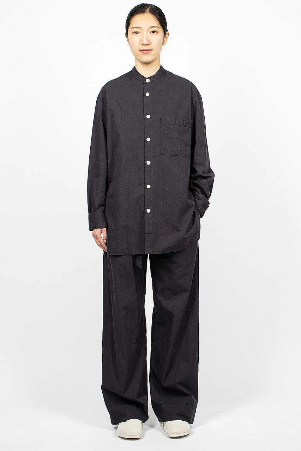 TEKLA Birkenstock 1774 Pyjama Shirt Slate| Shirts