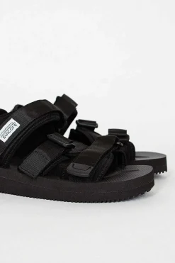 Suicoke Black Kisse-V Sandal| Shoes