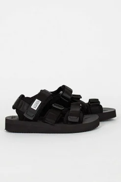 Suicoke Black Kisse-V Sandal| Shoes