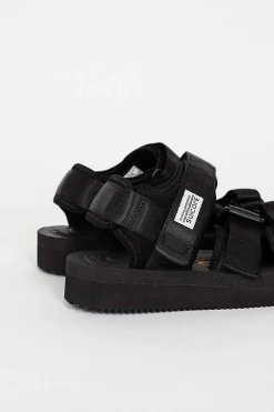 Suicoke Black Kisse-V Sandal| Shoes