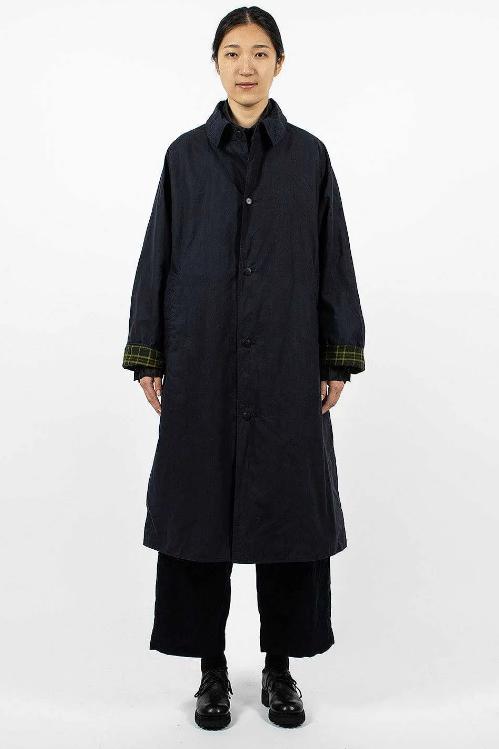 Chez Vidalenc Bobi Coat Dark Indigo| Outerwear