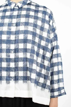 École de Curiosités Brigitte Shirt Navy/White| Shirts