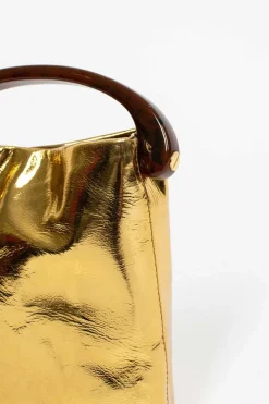 Dries Van Noten Bucket Bag Gold| Bags