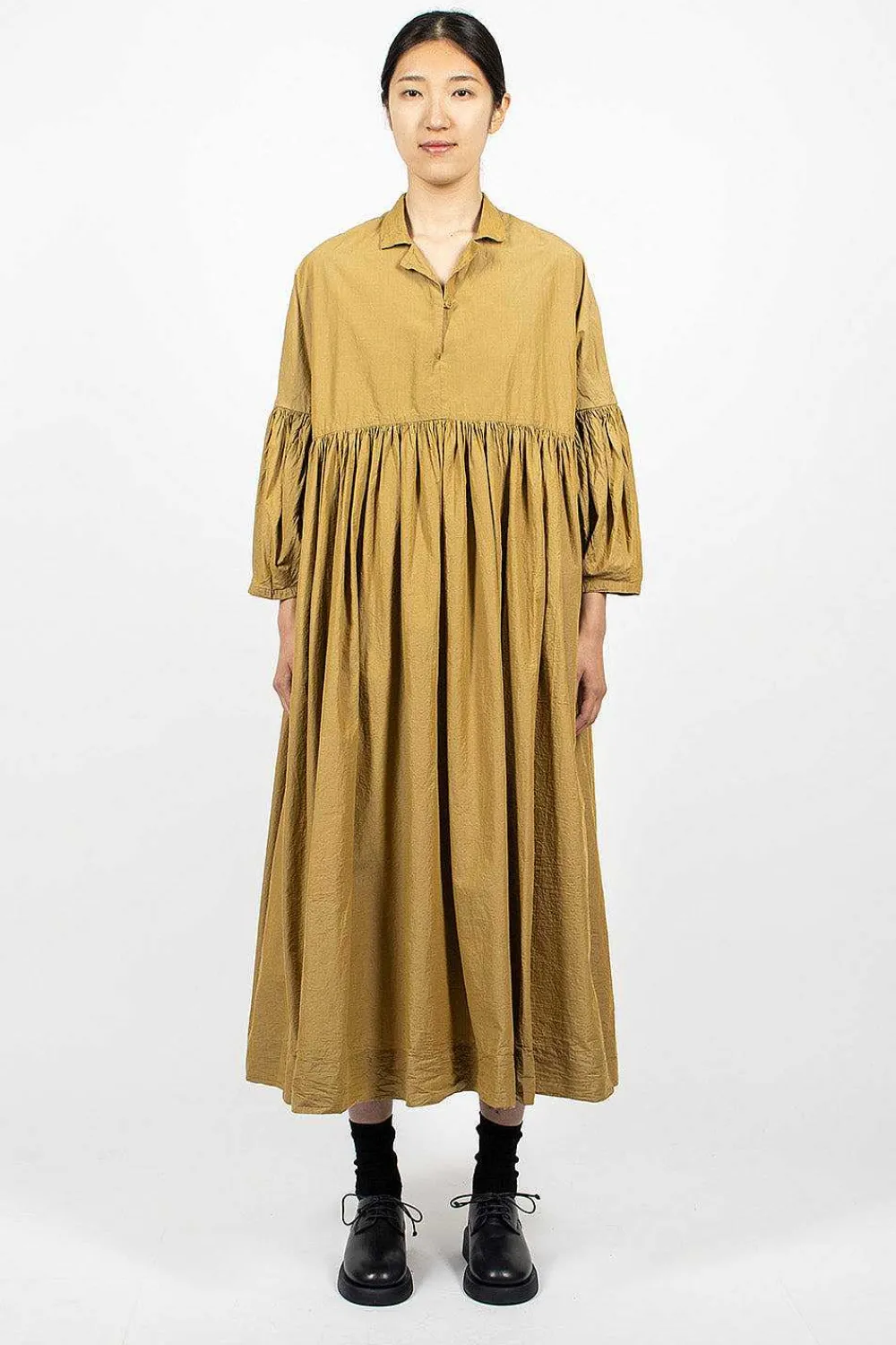 Casey Casey Camelia Dress Ochre| Dresses