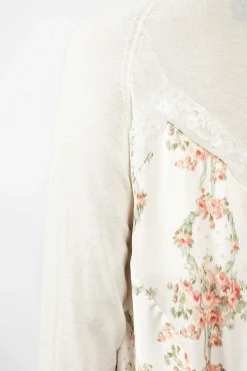Simone Rocha Caped V-Neck Sweater| Knitwear