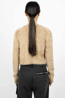 Acne Studios Cardigan Camel Brown| Knitwear