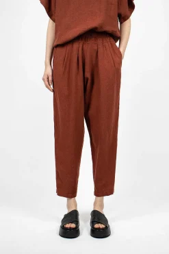 Black Crane Carpenter Pants Brick| Trousers