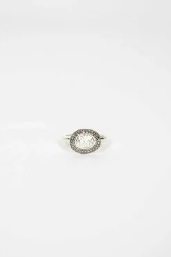 Rosa Maria Carrie Sterling Silver Icy Diamond Ring| Rings