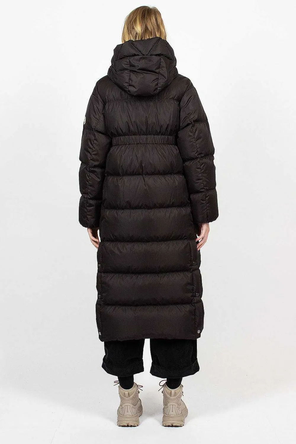 Moncler Catchet Down Coat Black| Outerwear