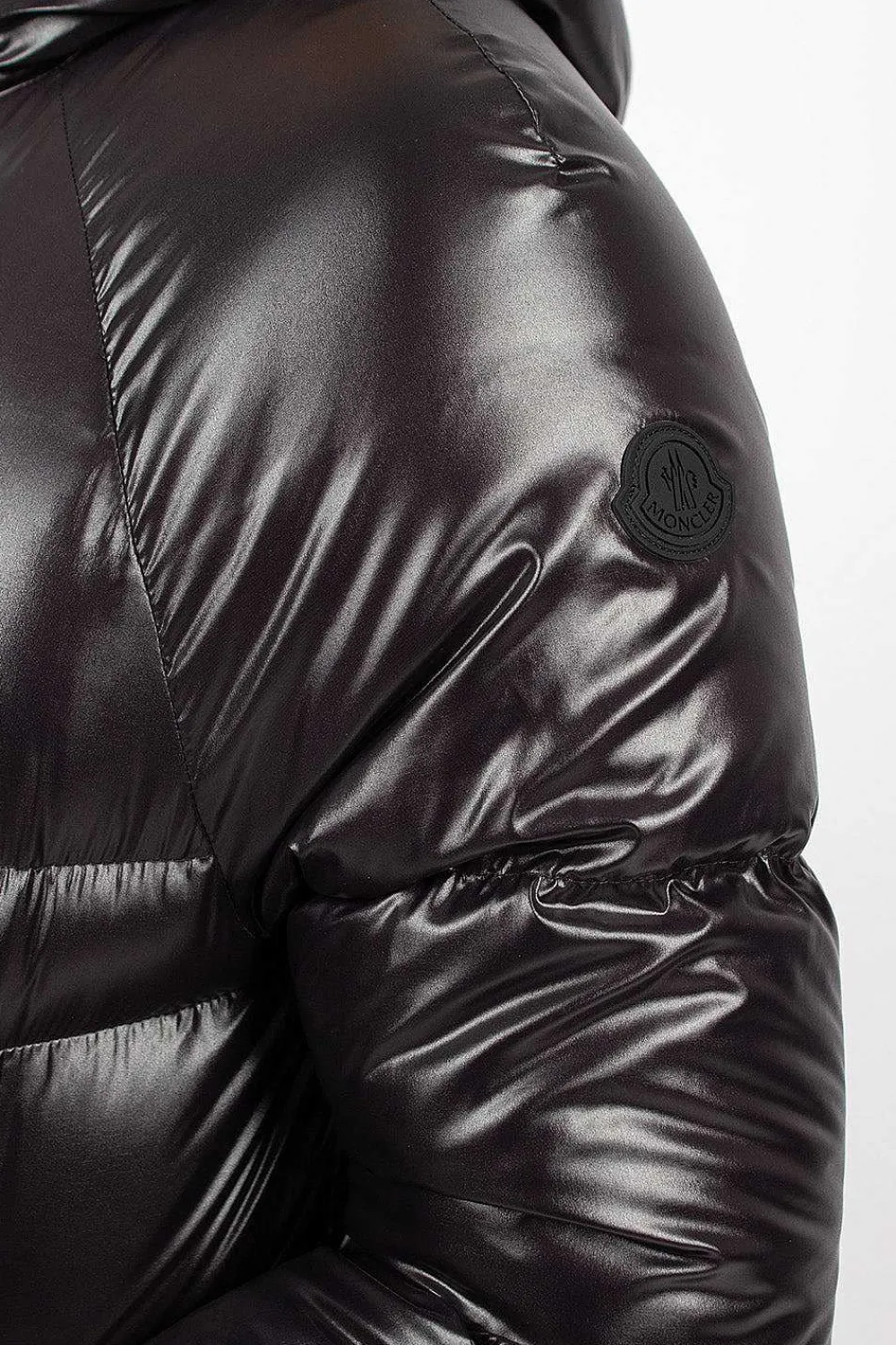 Moncler Chanon Down Coat Black| Outerwear