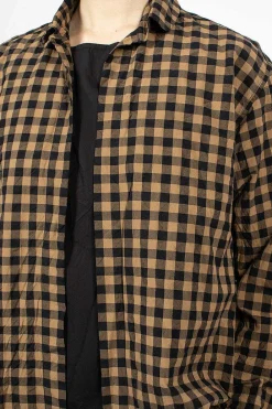 Daniela Gregis Check Shirt Black/Beige| Shirts