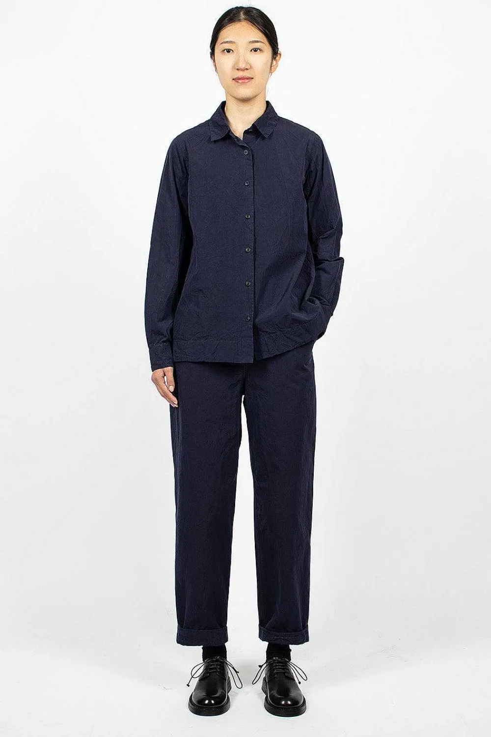 Casey Casey Chloe Shirt Navy| Shirts