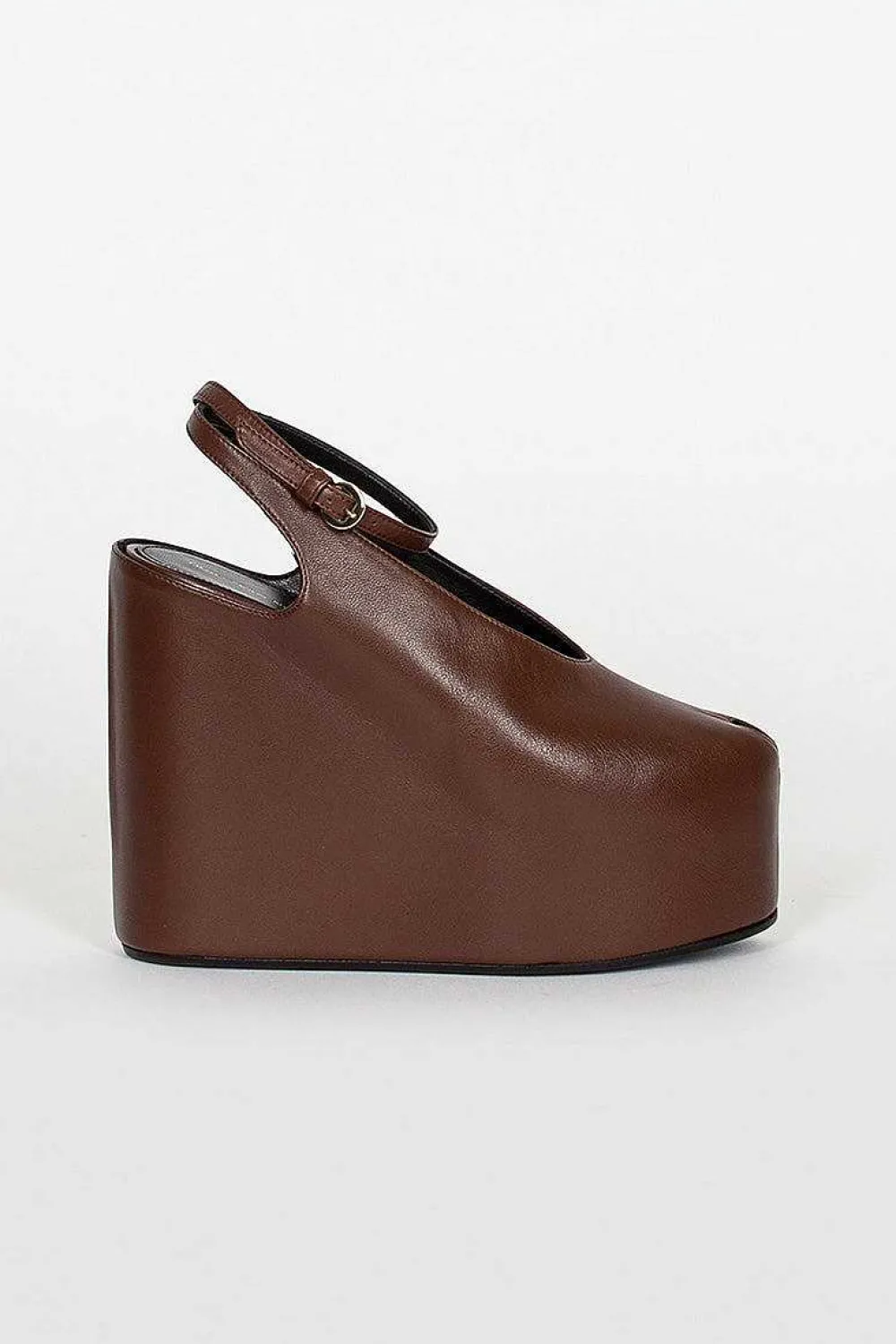 Dries Van Noten Chocolate Brown Heeled Sandal| Shoes