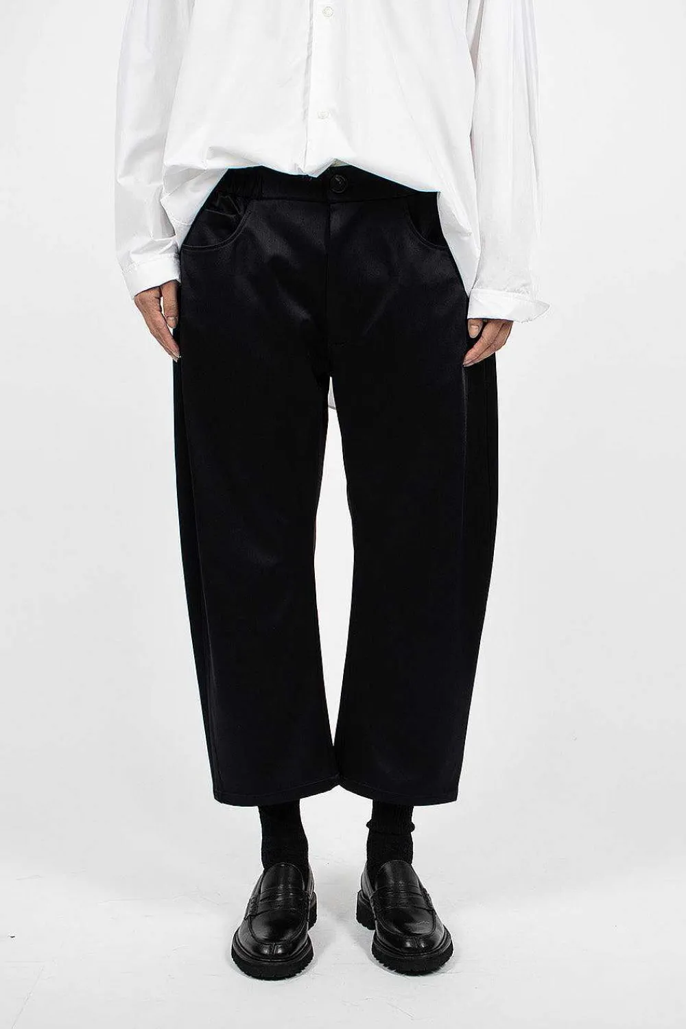 Eleph Cirkle Trouser Shine Navy| Trousers
