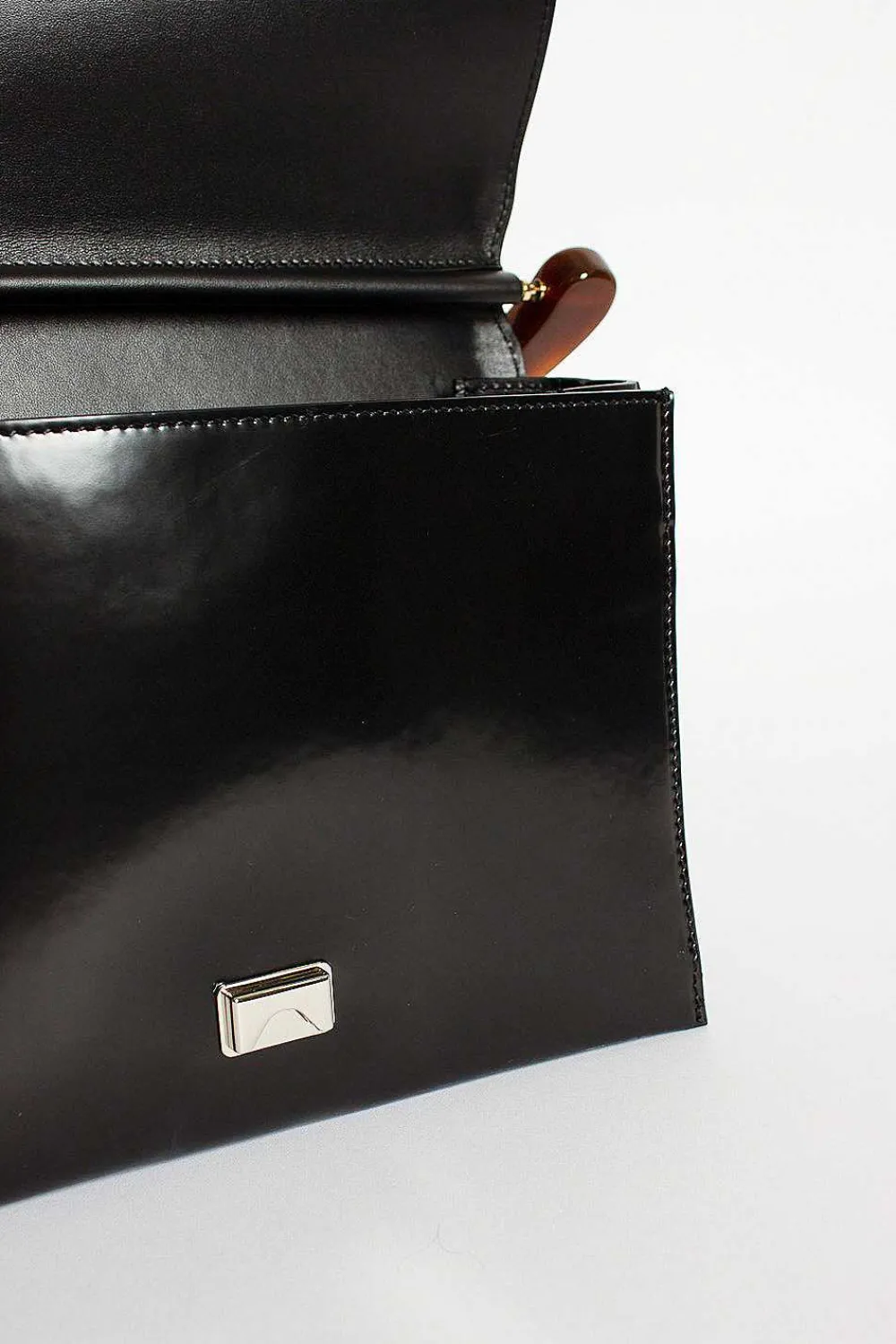 Dries Van Noten Classic Leather Bag Black| Bags
