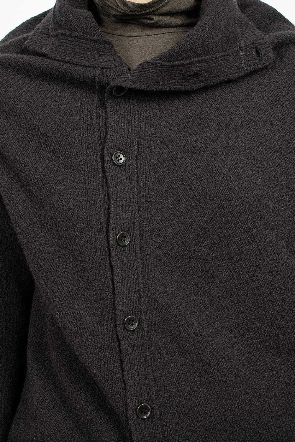 Vlas Blomme Cocoon Cardigan Brown/Black| Knitwear