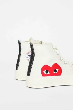 Comme Des Garçons PLAY Comme Des Garcons Play X Chuck Taylor 1970S Hi Milk/White| Sneakers