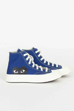 Comme Des Garçons Play Comme Des Garcons Play X Chuck Taylors 1970's Hi Blue| Boots