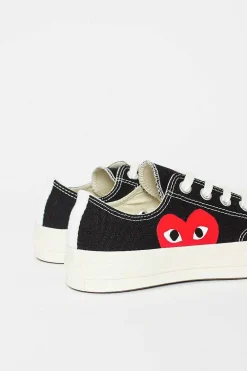 Comme Des Garçons PLAY Comme Des Garcons Play X Chuck Taylor 1970S Ox Black| Sneakers