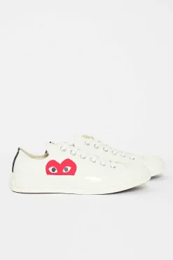 Comme Des Garçons PLAY Comme Des Garcons Play X Chuck Taylor 1970S Ox Milk/White| Sneakers
