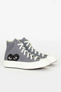 Comme Des Garçons PLAY Comme Des Garcons Play X Chuck Taylors 1970's Hi Grey| Boots