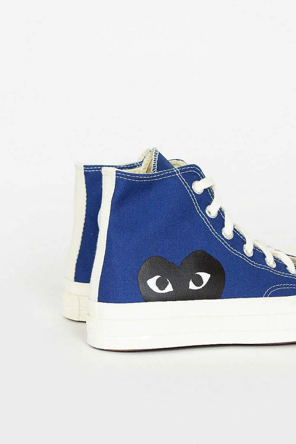 Comme Des Garçons Play Comme Des Garcons Play X Chuck Taylors 1970's Hi Blue| Sneakers