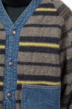 Kapital Coneybowy Railroad Jacket Denim| Outerwear