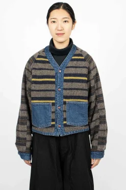 Kapital Coneybowy Railroad Jacket Denim| Outerwear
