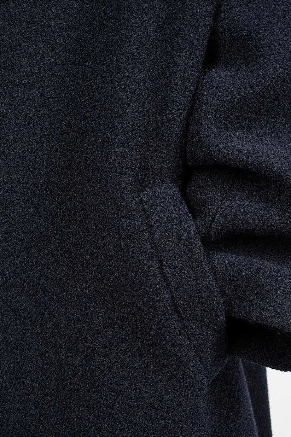 École de Curiosités Coper Coat Dark Navy| Outerwear