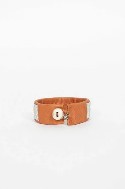 Maria Rudman Cplus Lines Tan Bracelet| Bracelets