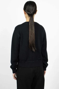 Margaret Howell Crewneck Jumper Deep Navy| Knitwear