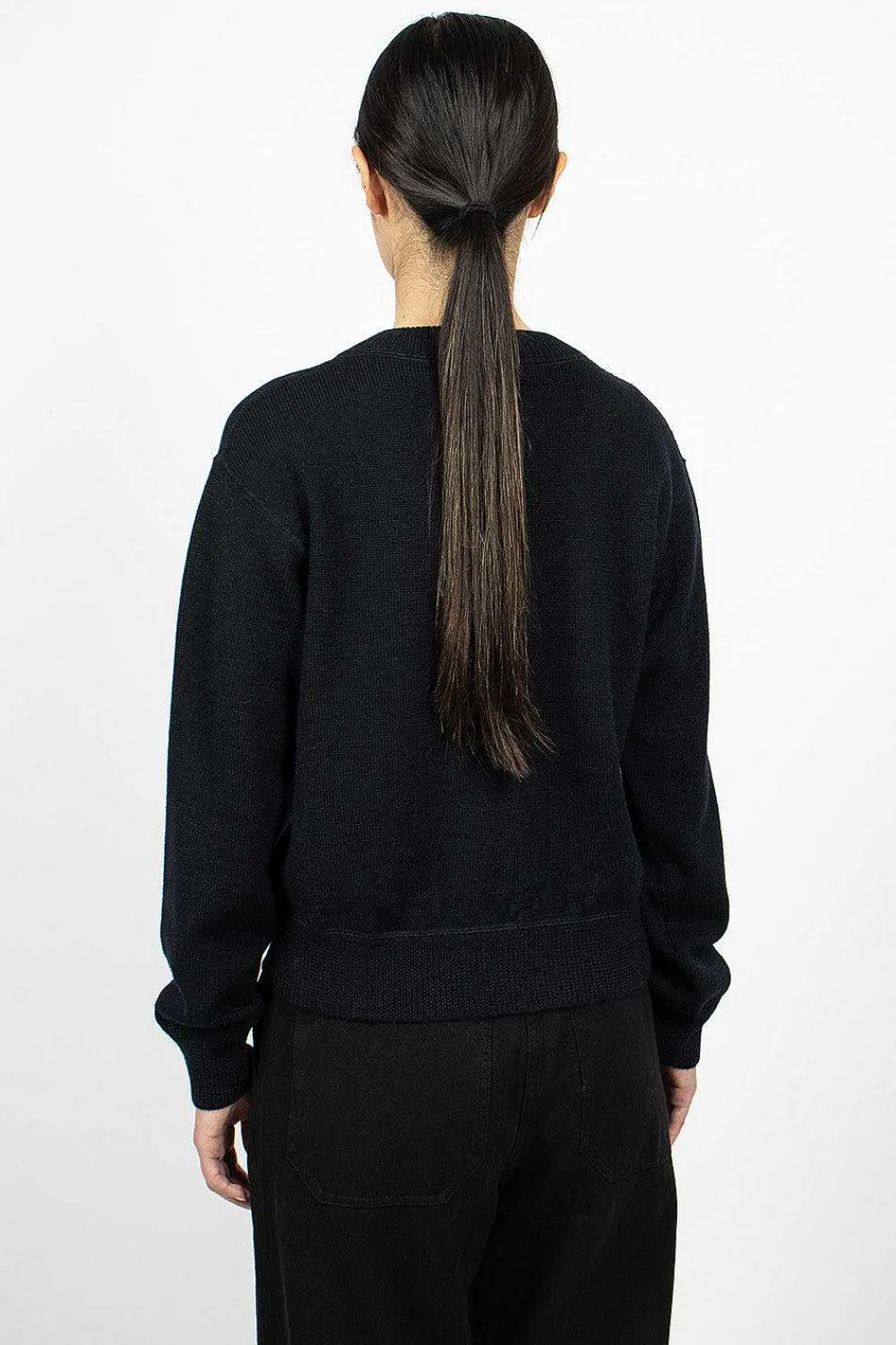 Margaret Howell Crewneck Jumper Deep Navy| Knitwear
