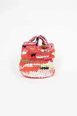 Daniela Gregis Crochet Bag Pink Multi| Bags