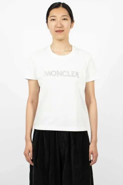 Moncler Crystal Logo T-Shirt| Tops
