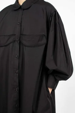Simone Rocha Cup Embroidered Shirt Dress| Dresses