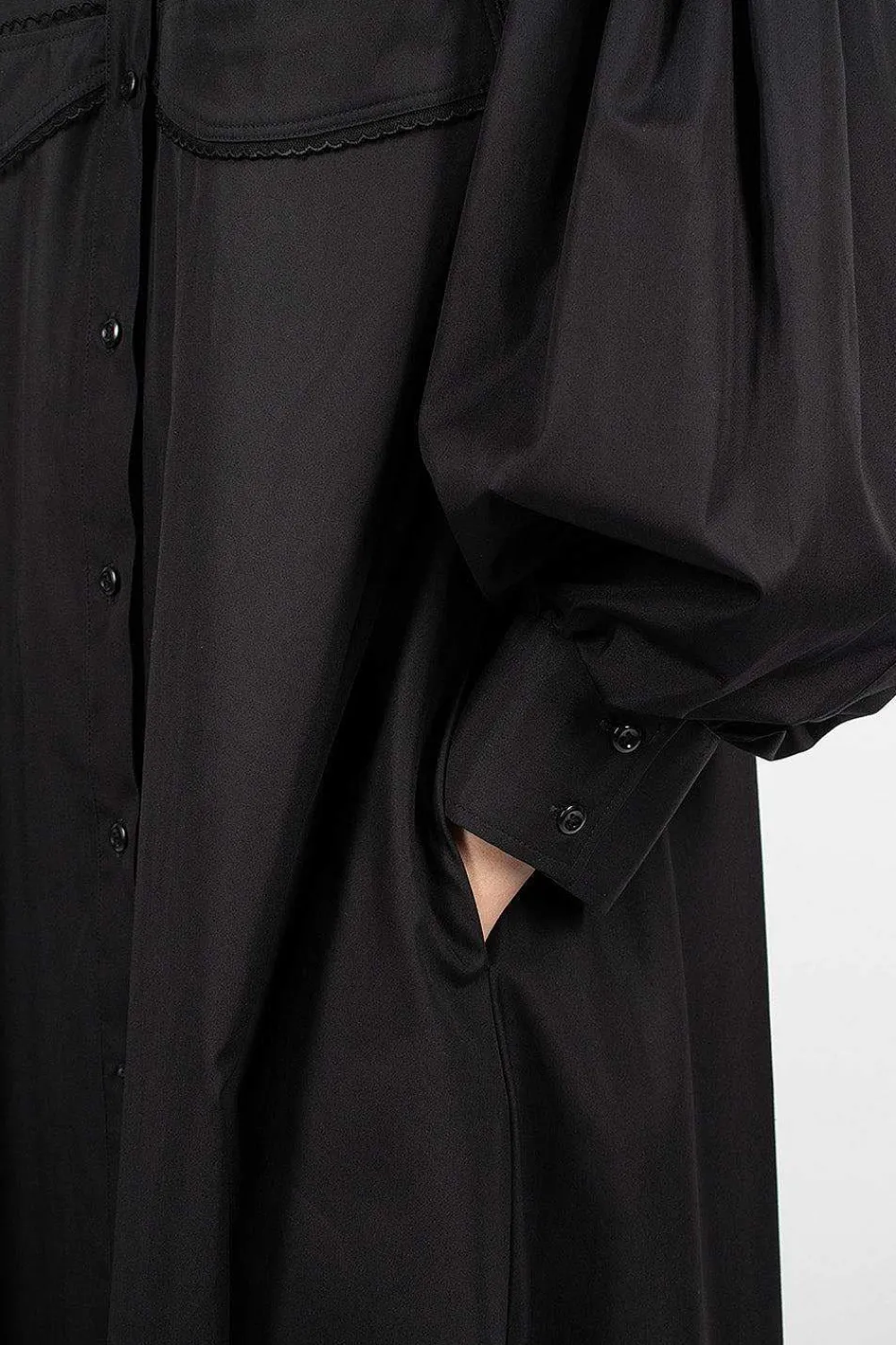 Simone Rocha Cup Embroidered Shirt Dress| Dresses