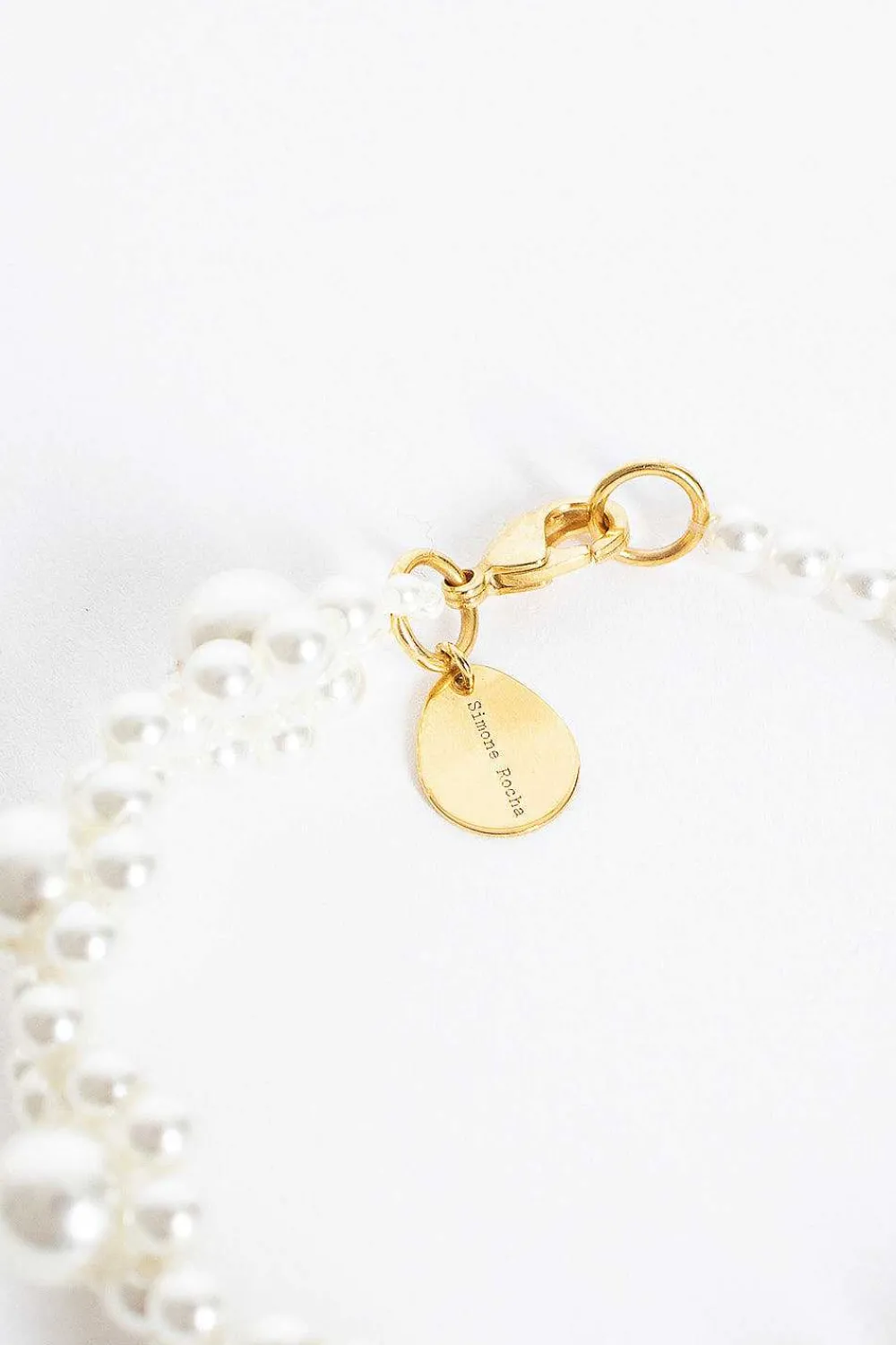 Simone Rocha Daisy Bracelet Pearl| Bracelets