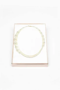 Simone Rocha Daisy Pearl Necklace| Necklaces