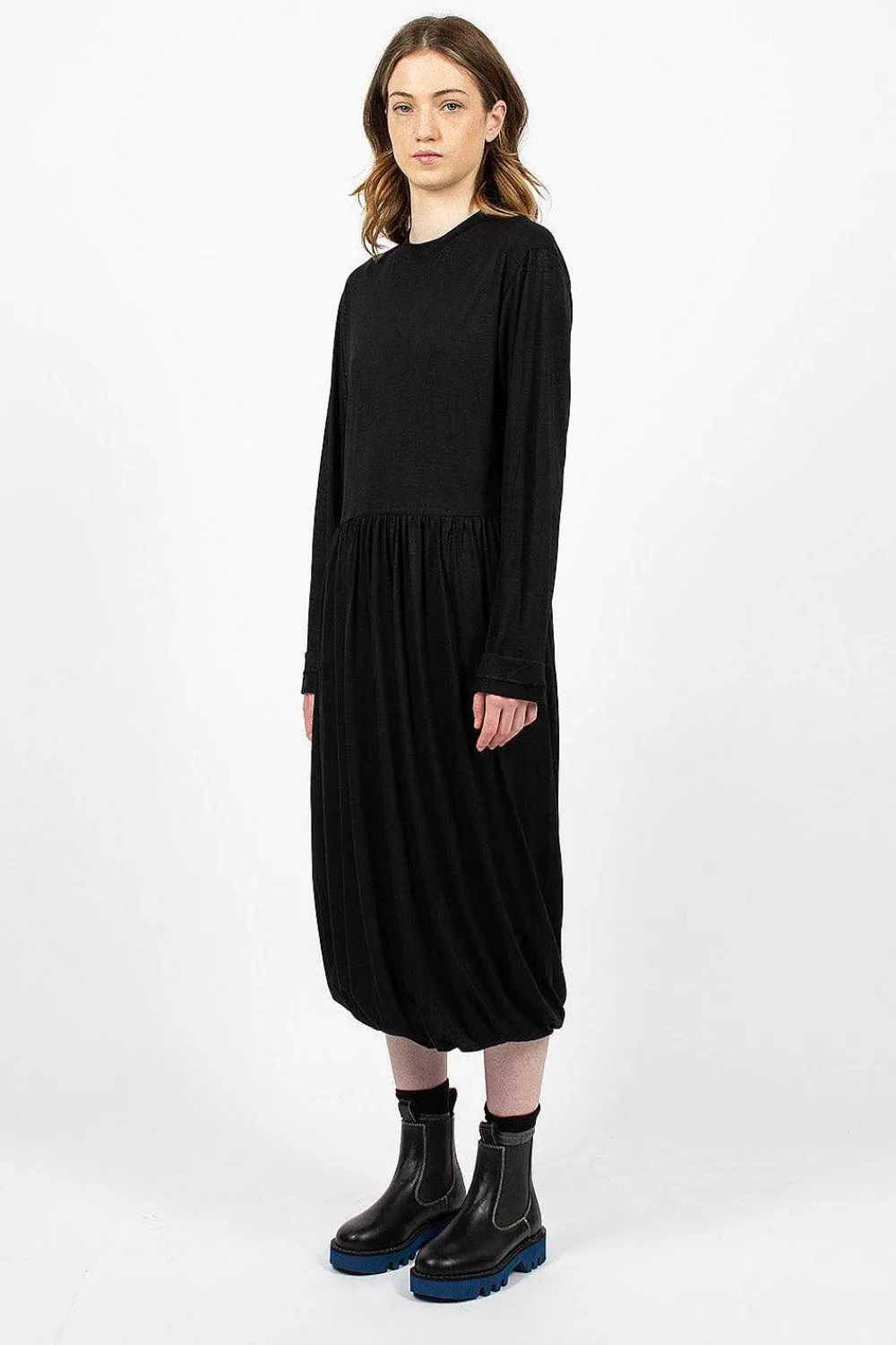 Sofie D'Hoore Demure Dress Black| Dresses